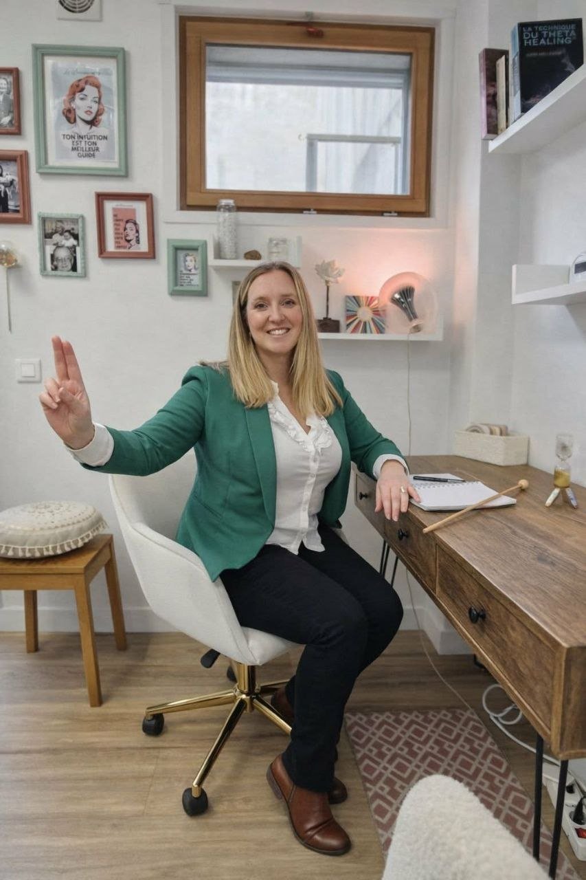 Émilie Rose dans son cabinet — thérapeute EMDR